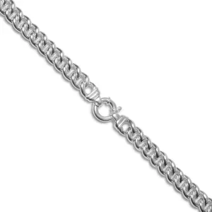 13MM OVAL DIAMOND CUT CABLE BRACELET