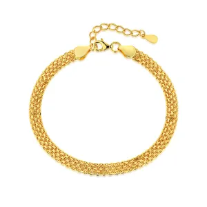 16-19cm(6.3"-7.5") 4.65mm Width Mesh Bracelet