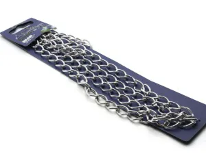 36 Inch Bright Silver Curb Chain - The Bead Smith Anodized Aluminum Chain 14.4 x 9mm