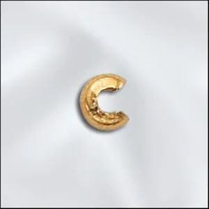 4mm Gold Filled Crimp Covers