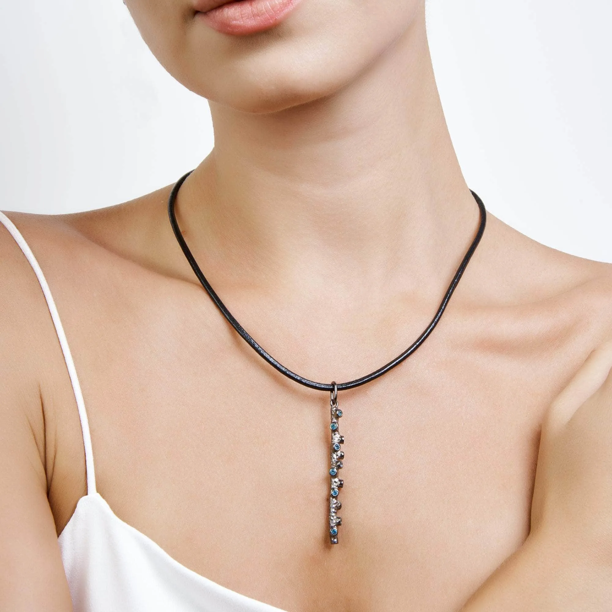 Akhta London Blue Topaz Pendant