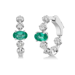 Amara Hoop Earrings - WG