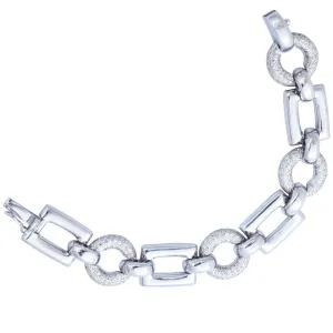 BRACELET- DIAMOND IN STERLING SILVER