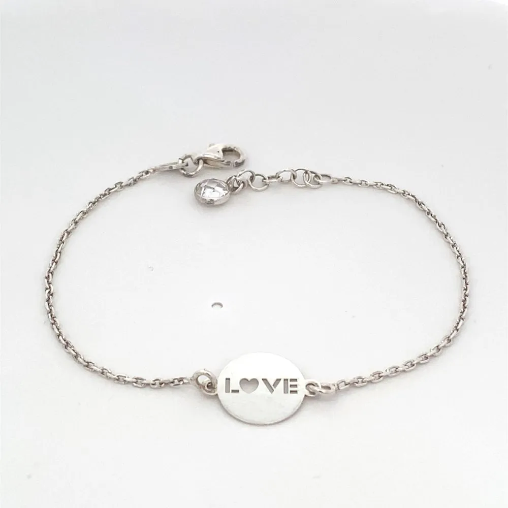 Bracelet with Love Charms