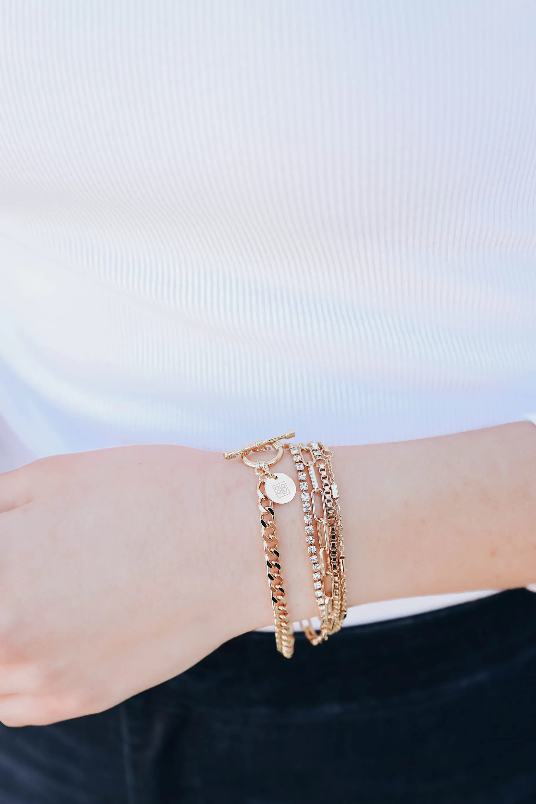 Chain Chain Chain Wrap Bracelet by B.b.Lila