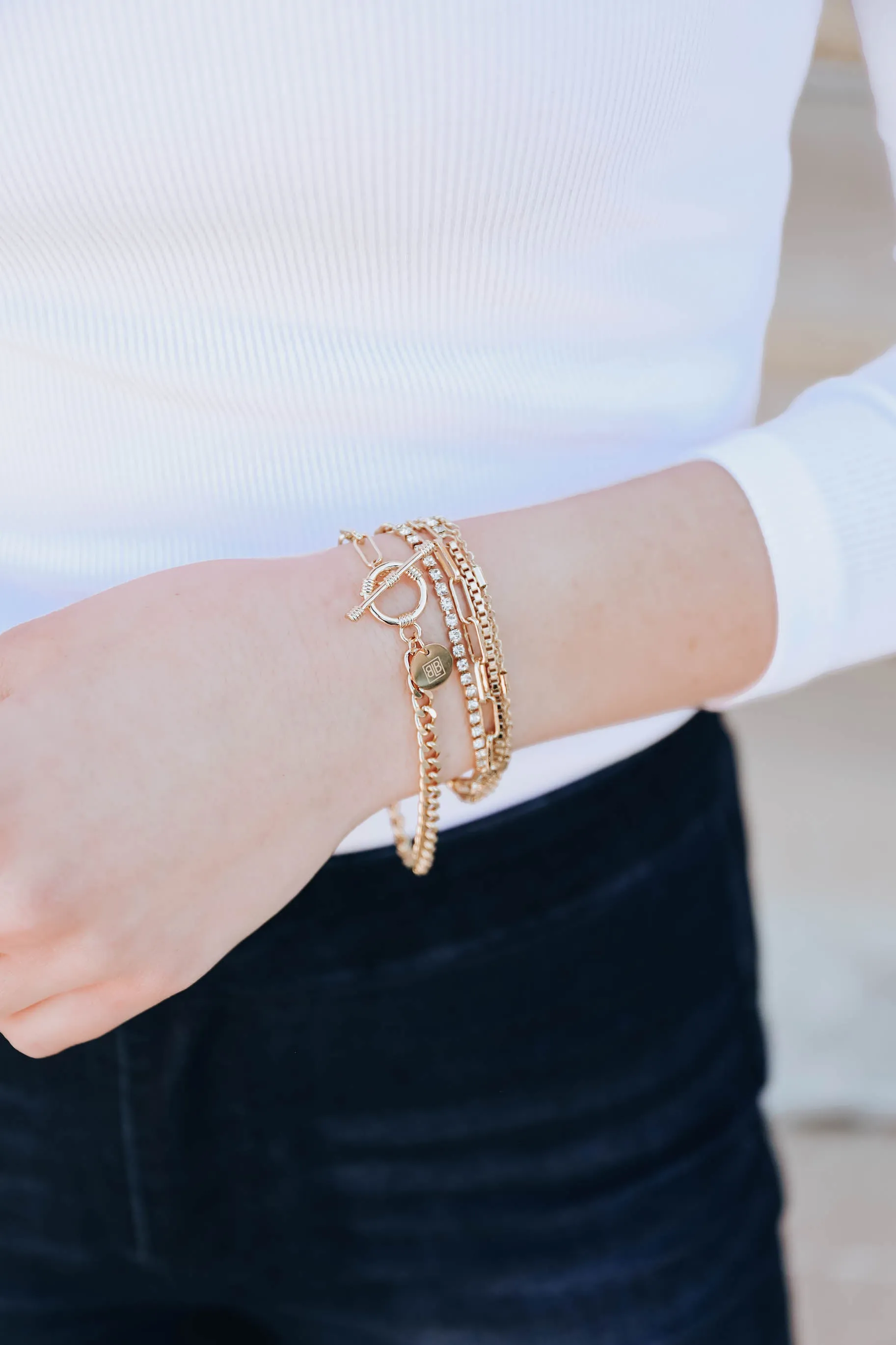 Chain Chain Chain Wrap Bracelet by B.b.Lila