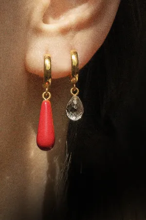 coral hoop gold <br> by Neinties
