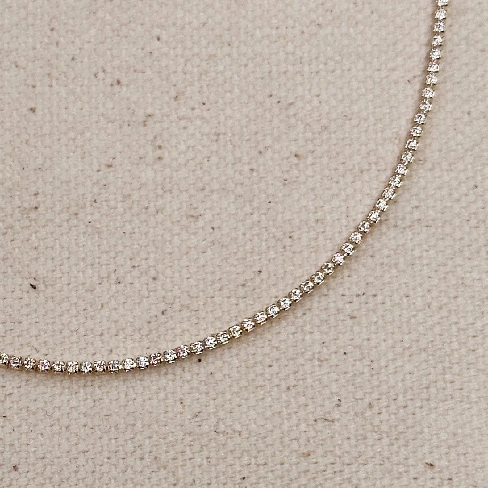 CZ Tennis Bracelet: Medium