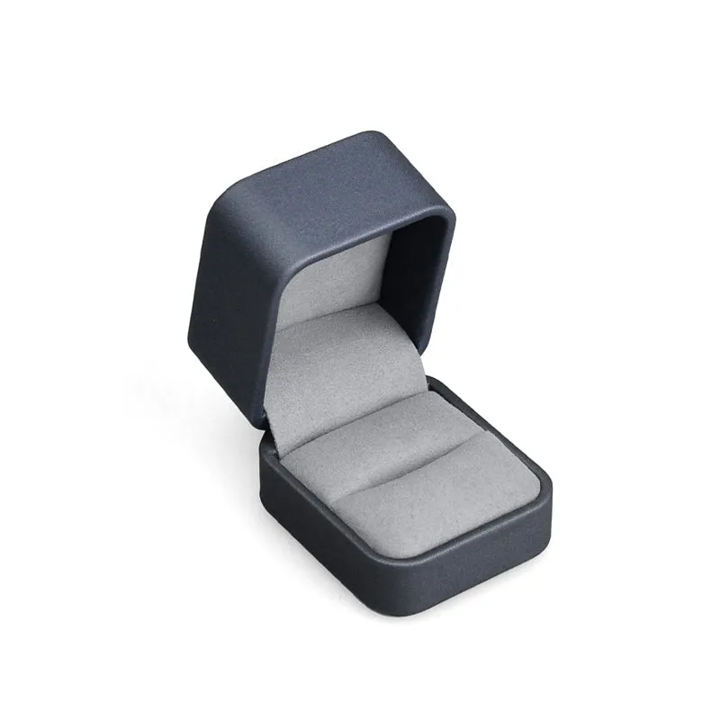 Dark Blue PU Leather Bracelet Chain Box H089