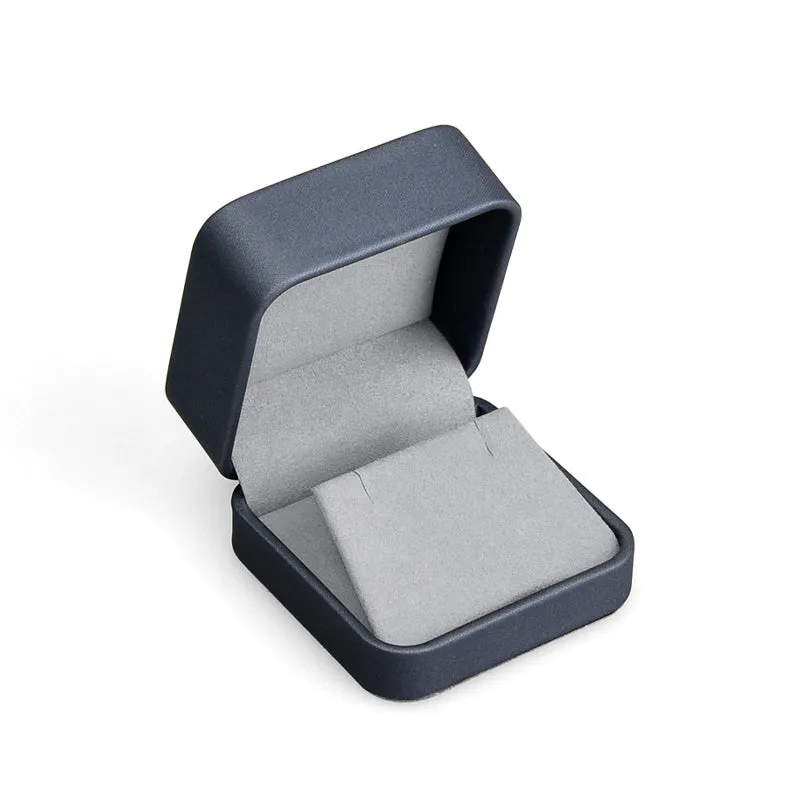 Dark Blue PU Leather Bracelet Chain Box H089