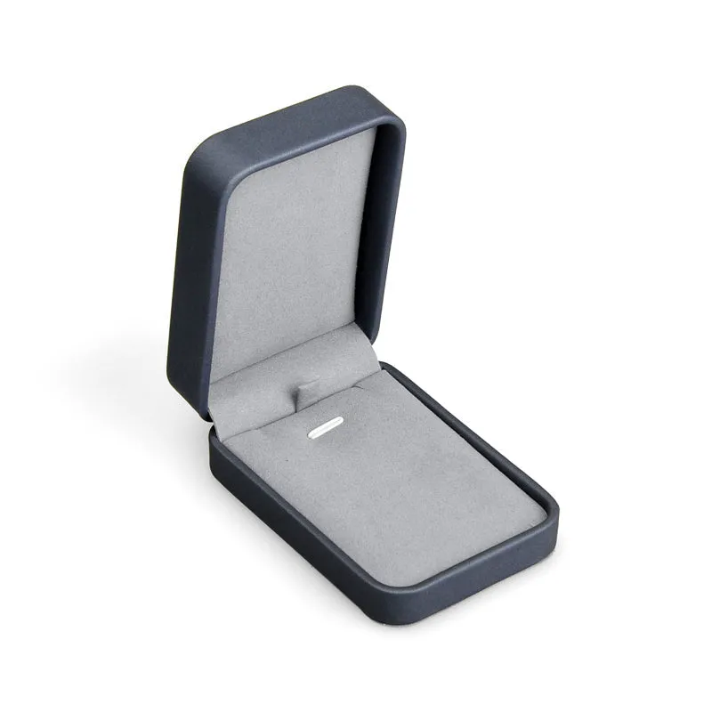 Dark Blue PU Leather Bracelet Chain Box H089