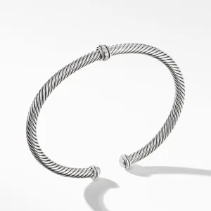 David Yurman Cable Classic Center Station Bracelet with Diamonds