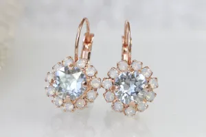 DUSTY BLUE Bridesmaid EARRINGS Set Of 5