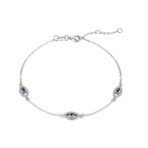 Eden Blue Evil Eye Bracelet