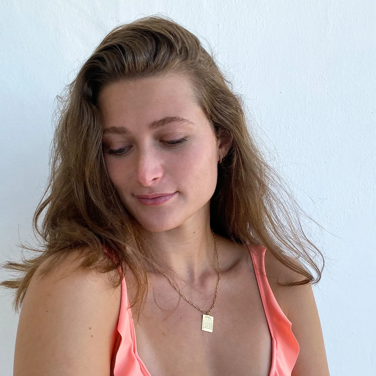Elle Sterling Silver or Gold Plated Paperclip Link Chain