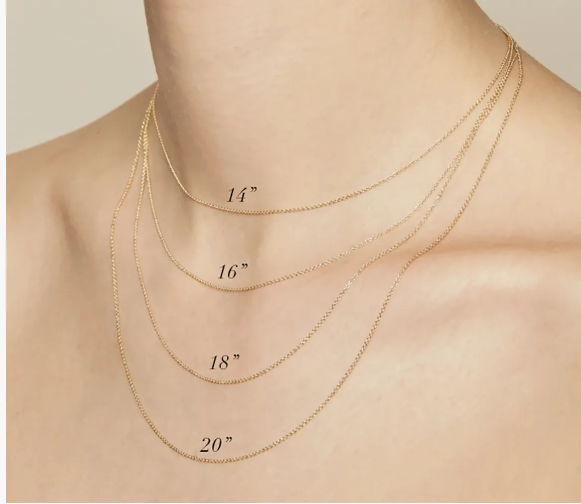 Elle Sterling Silver or Gold Plated Paperclip Link Chain