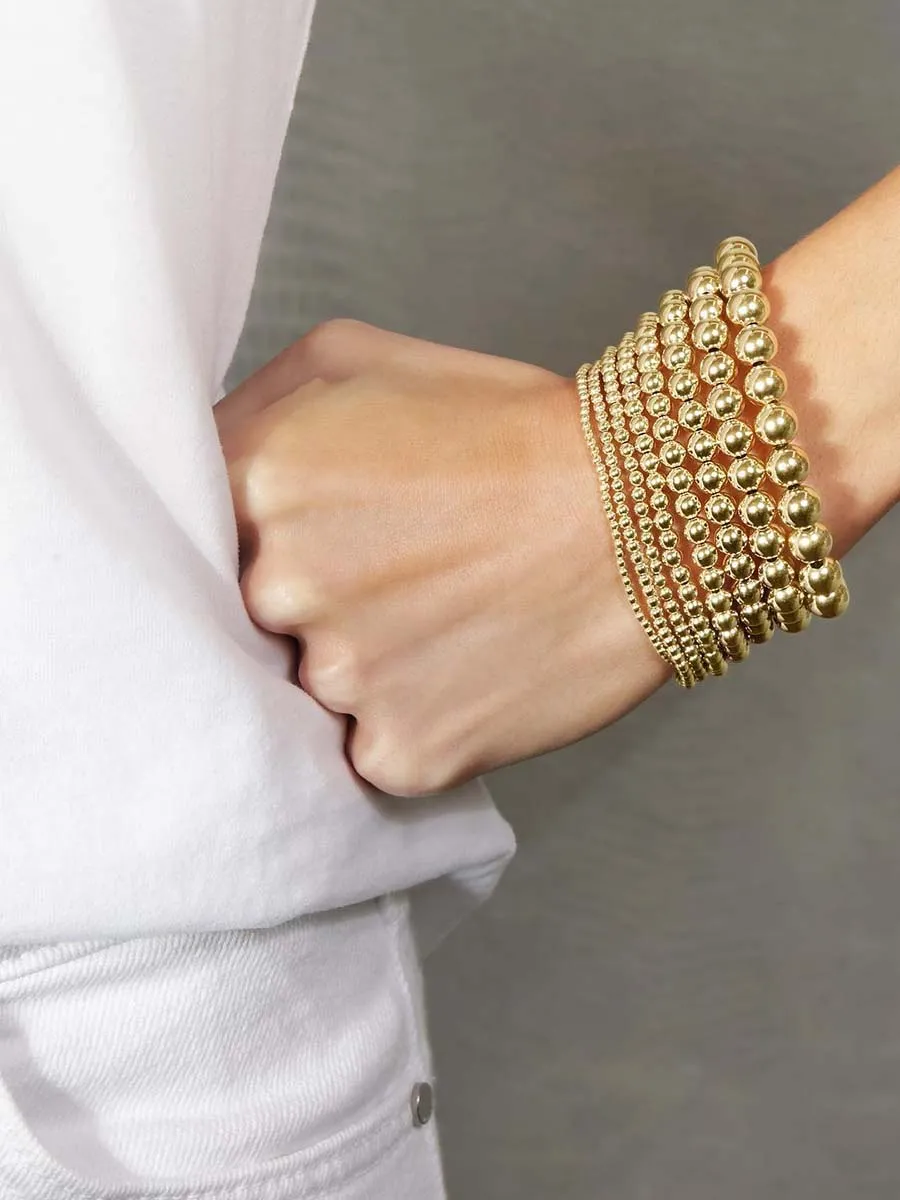 enewton Classic Gold Bead Bracelet: 6mm