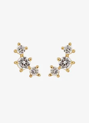 Estrella Gemstone Stud Earrings by Pura Vida