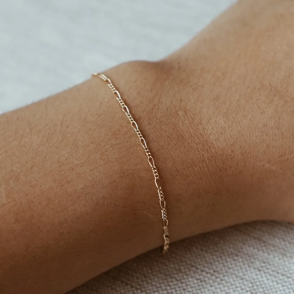 Figaro Chain Bracelet