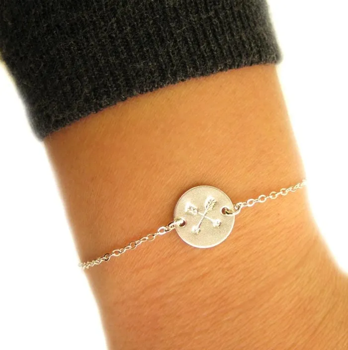 Friendship Crossed Arrows Bracelet - CG237BN. Starts at