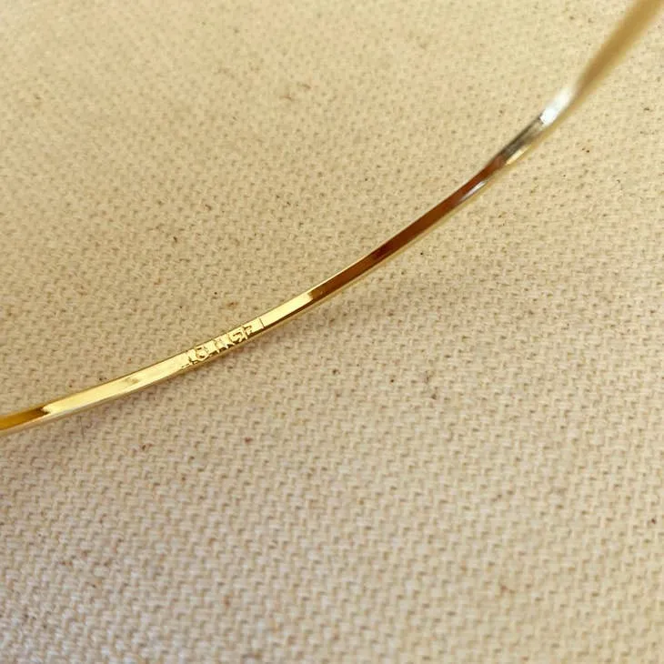 Gold Bangle Bracelet