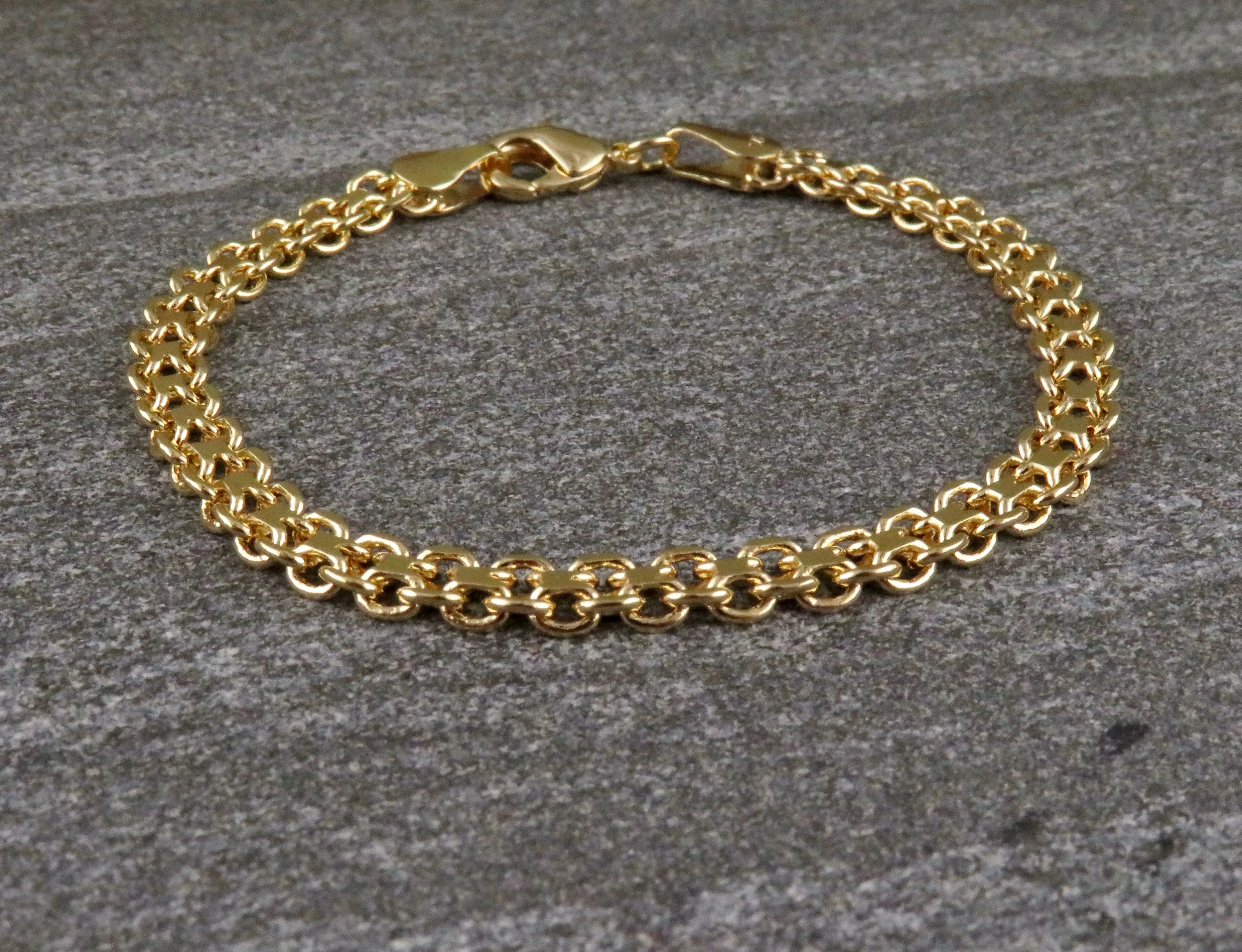 Gold Filled Fancy Links Bracelet