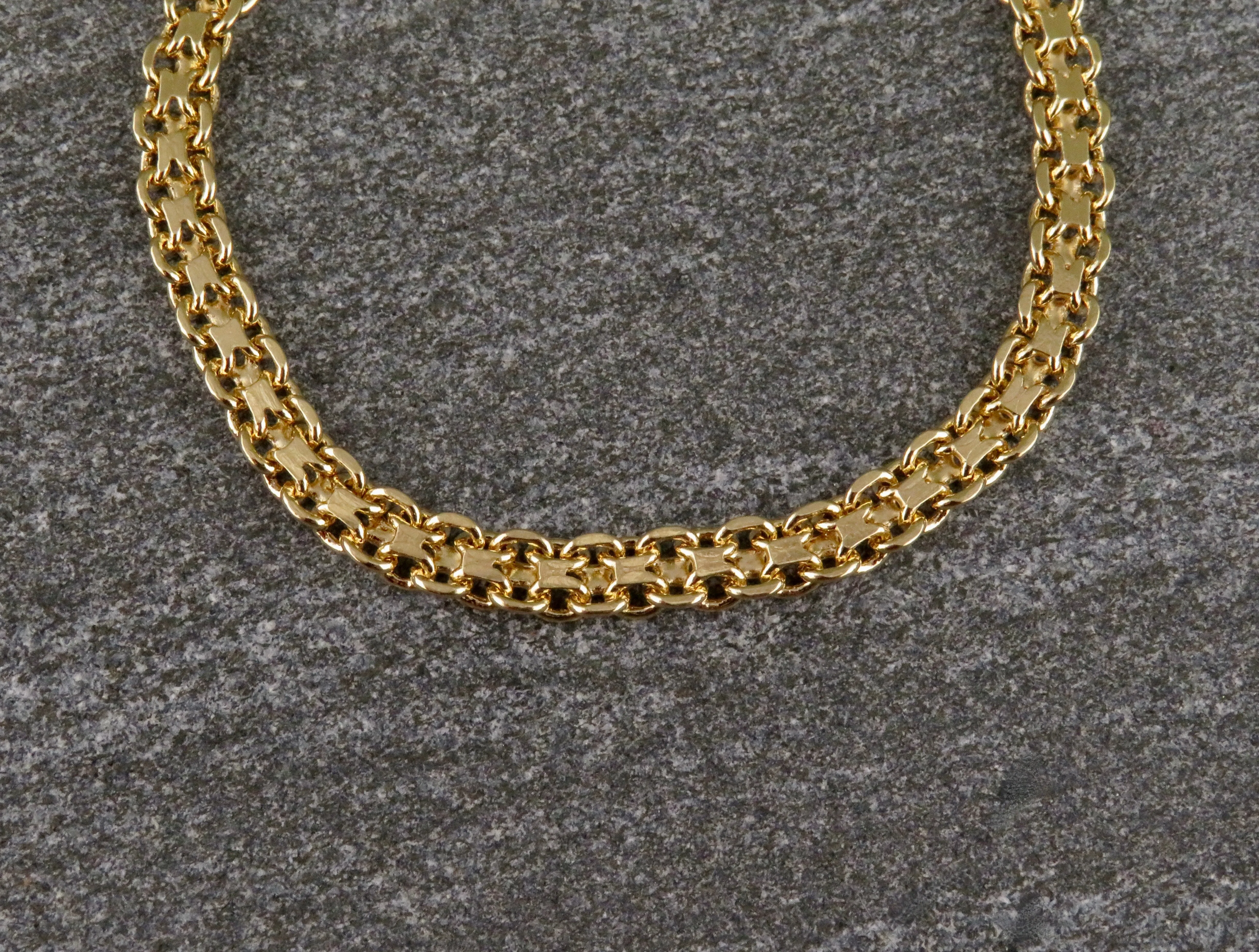 Gold Filled Fancy Links Bracelet