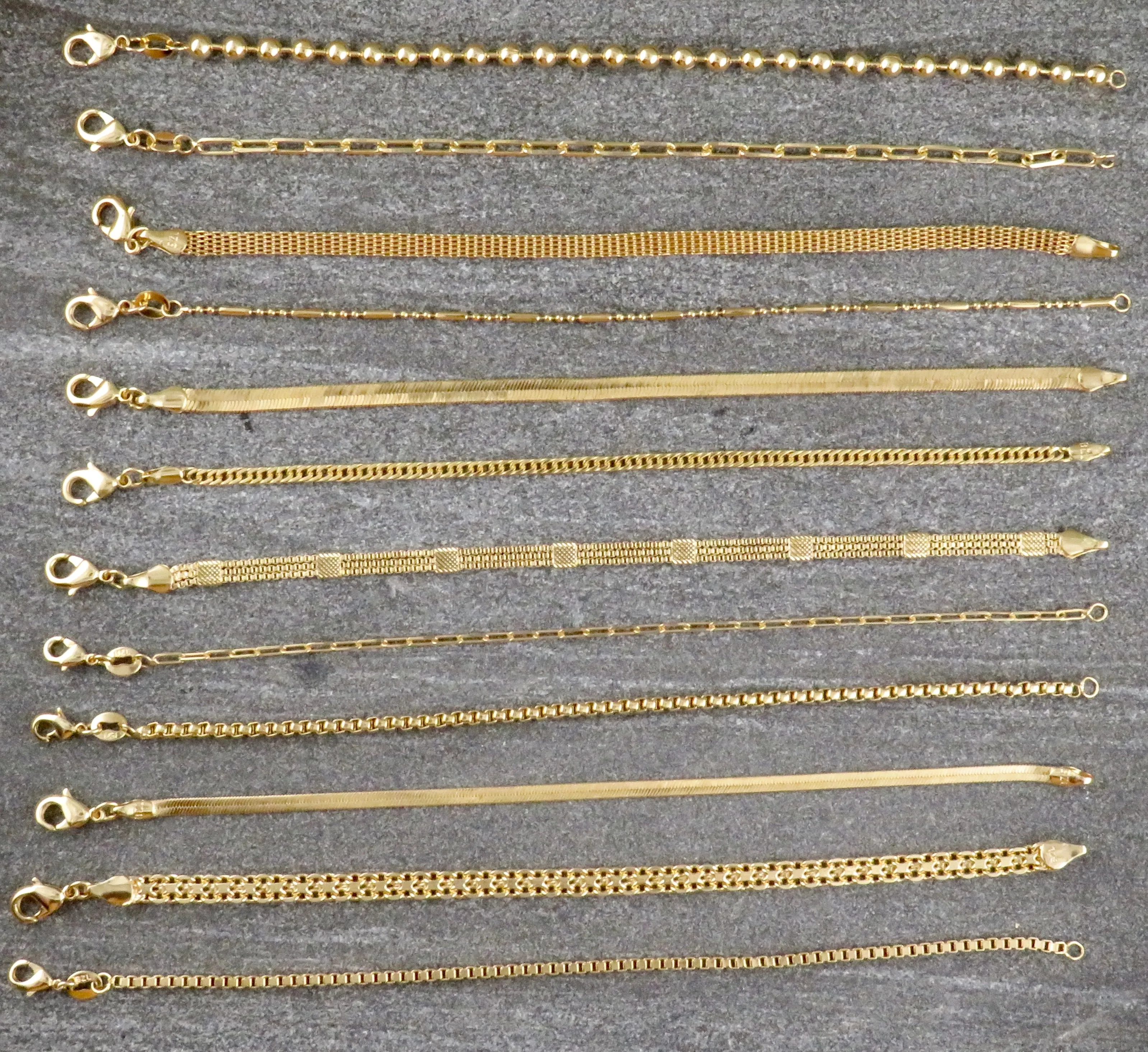 Gold Filled Fancy Links Bracelet