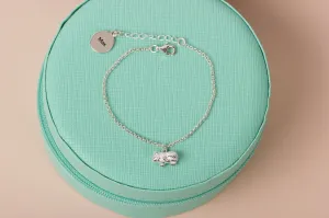 Guinea Pig Dainty Chain Bracelet - Personalised - Sterling Silver