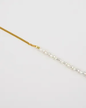 Half Chain Pearl Bracelet