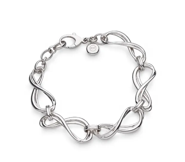 Kit Heath Sterling Silver Infinity Grande Link Bracelet (SI6083)