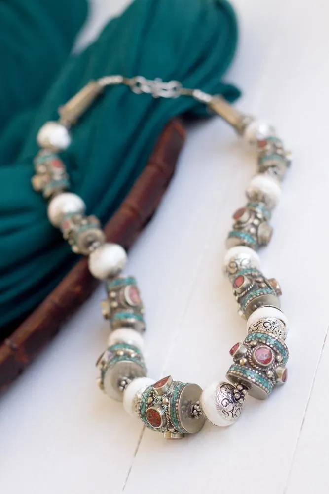 Naga Shell Statement Necklace