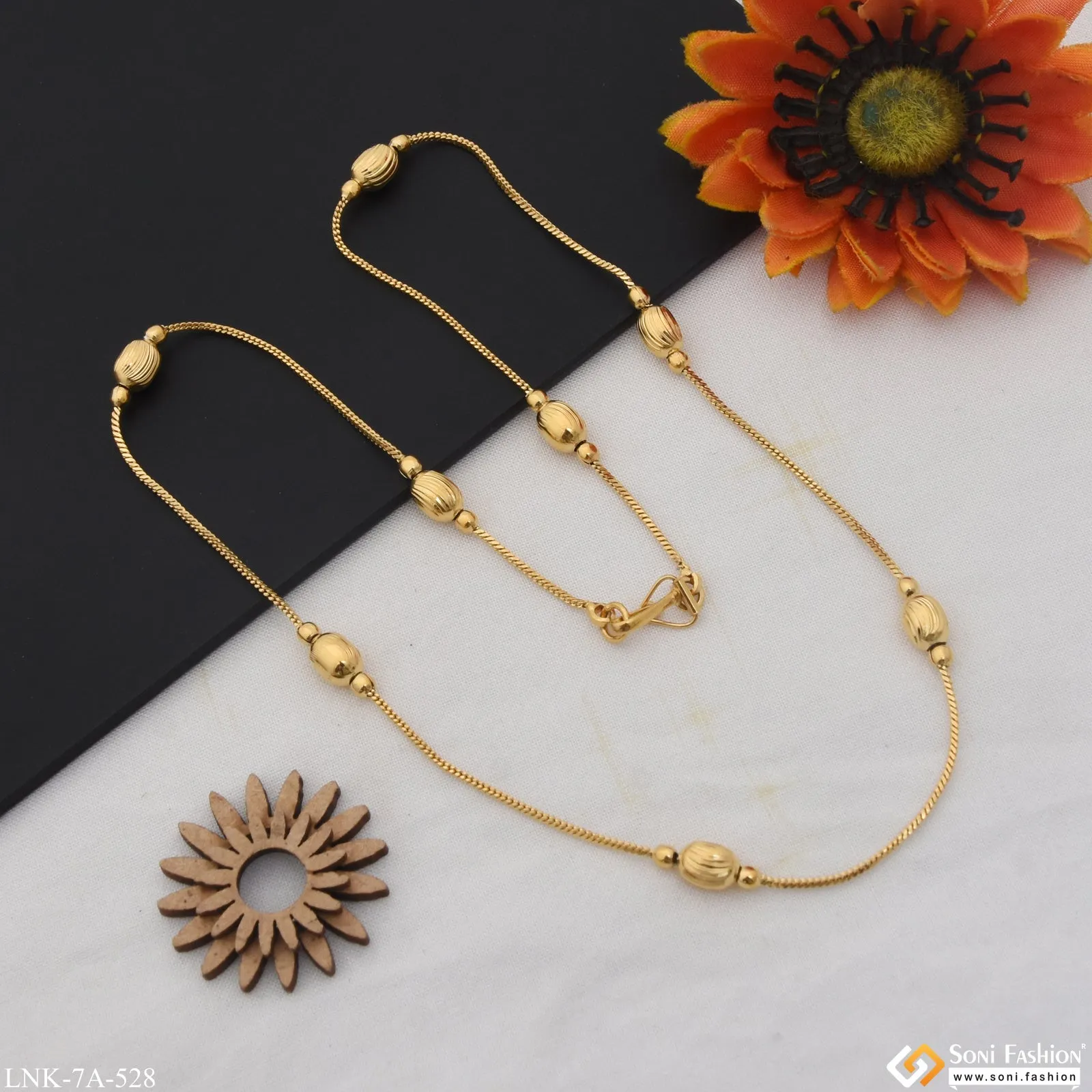 New Style Decorative Design Gold Plated Chain for Ladies - Style A528