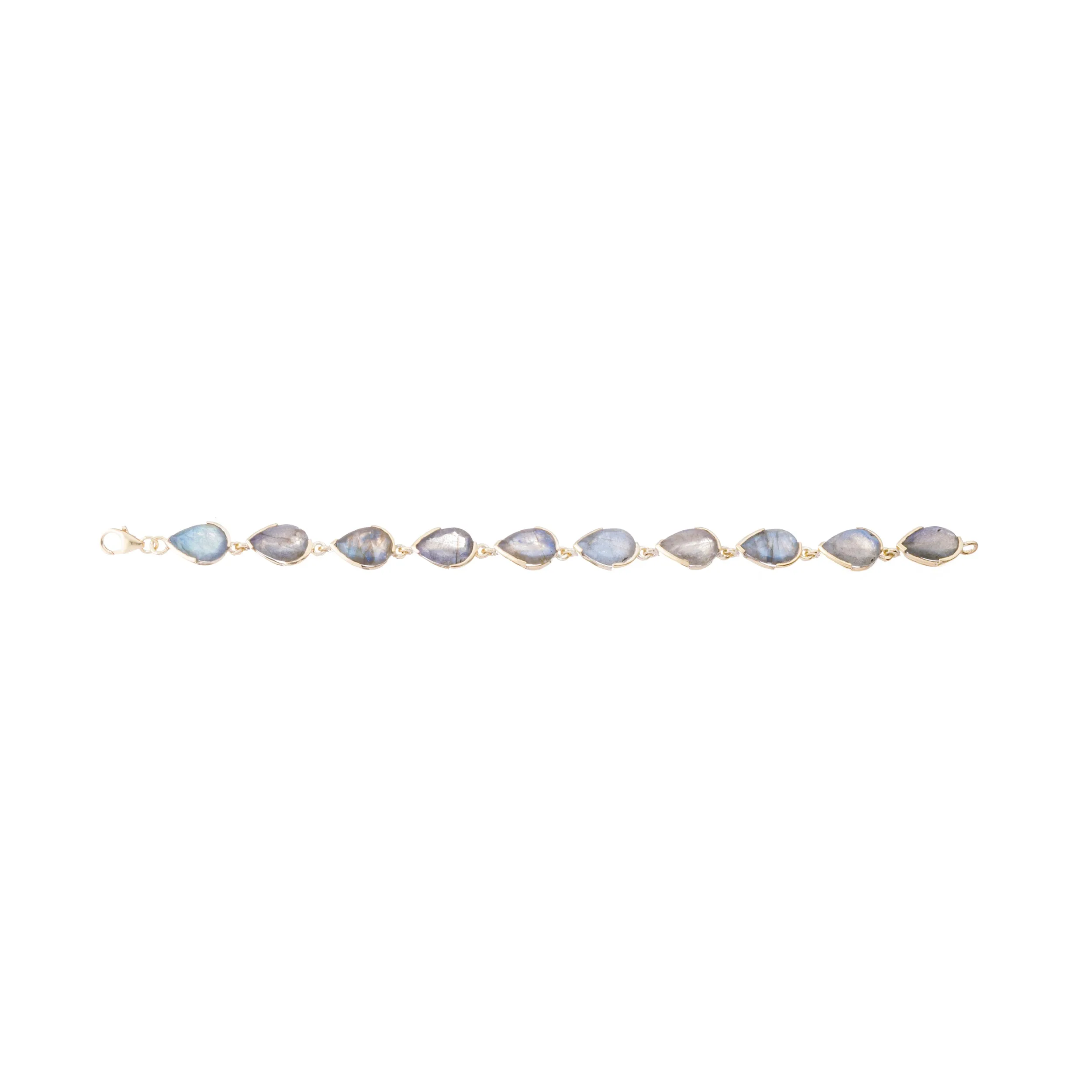 Nyha Labradorite Bracelet, Sterling Silver