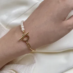 Pearl Chainlink Bracelet