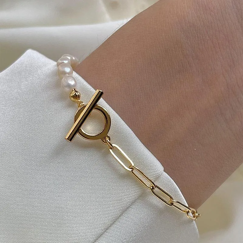 Pearl Chainlink Bracelet