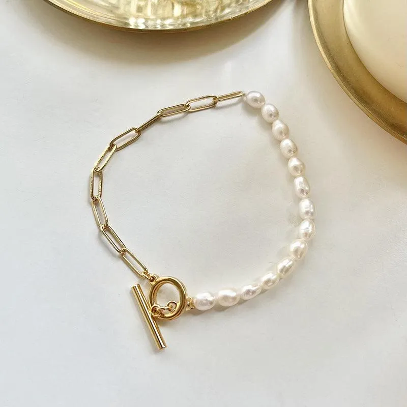 Pearl Chainlink Bracelet