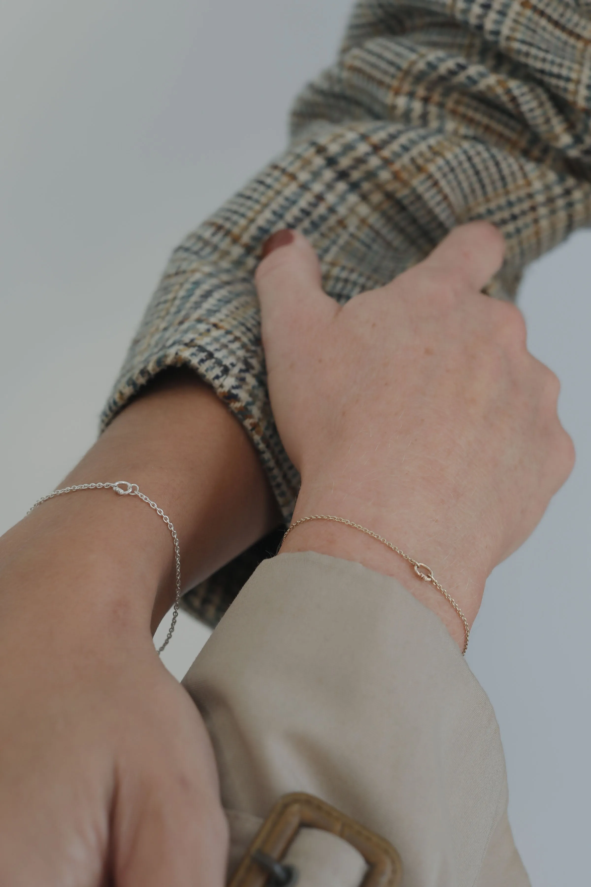 Permanent Lock Bracelet Kit Silver