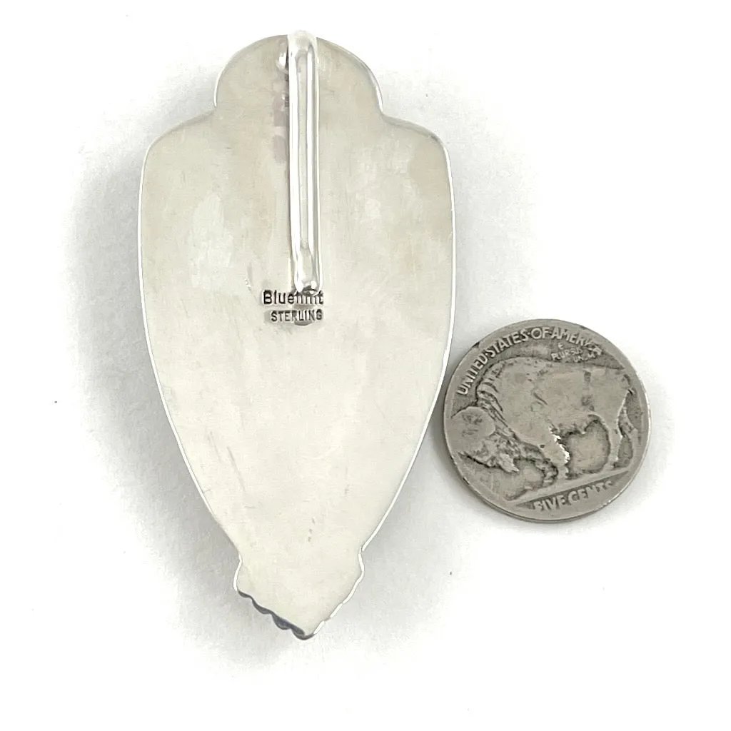 Polish Flint Pendant<br>By Tim Blueflint