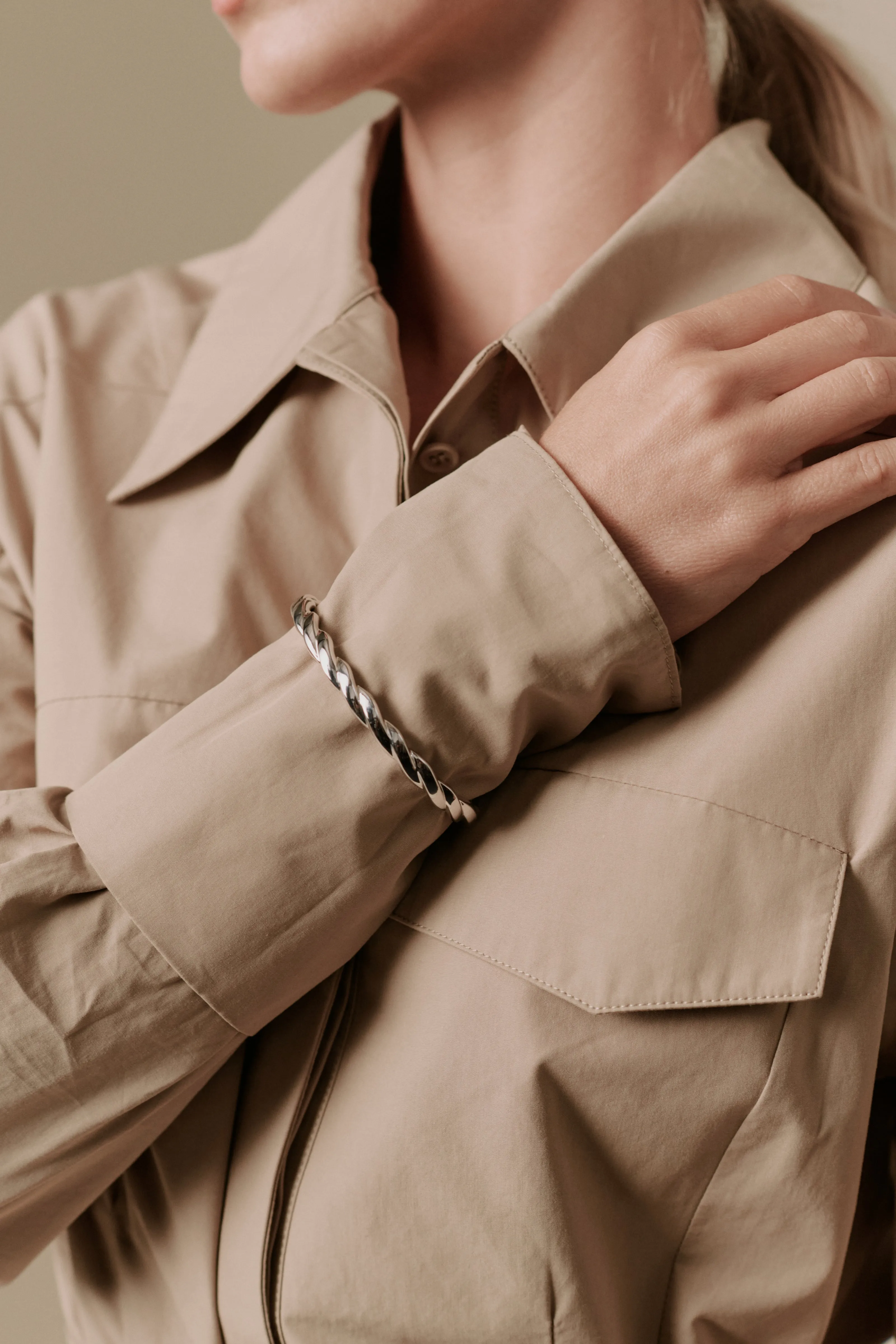 Remi Rope Cuff 925 Recycled Sterling Silver
