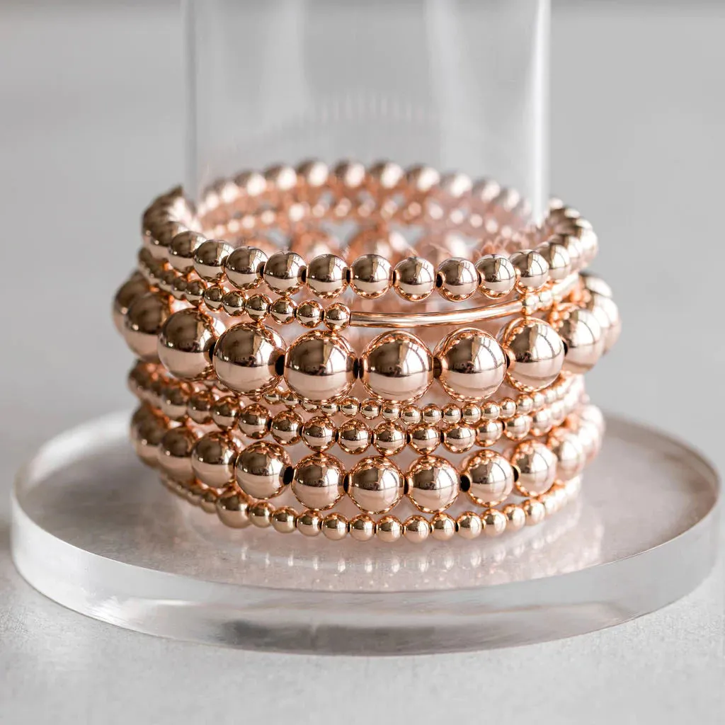 Rose Gold Bracelet- 6MM