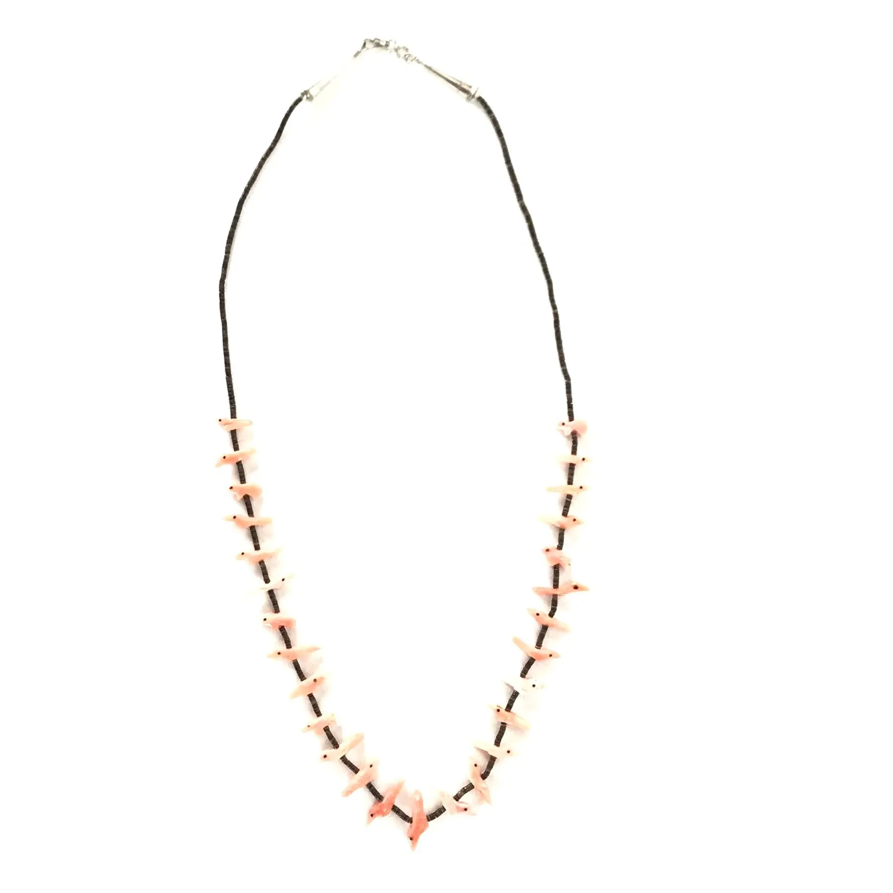 Rosita Kaamasee Pink Coral Animal Fetish Necklace
