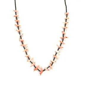 Rosita Kaamasee Pink Coral Animal Fetish Necklace