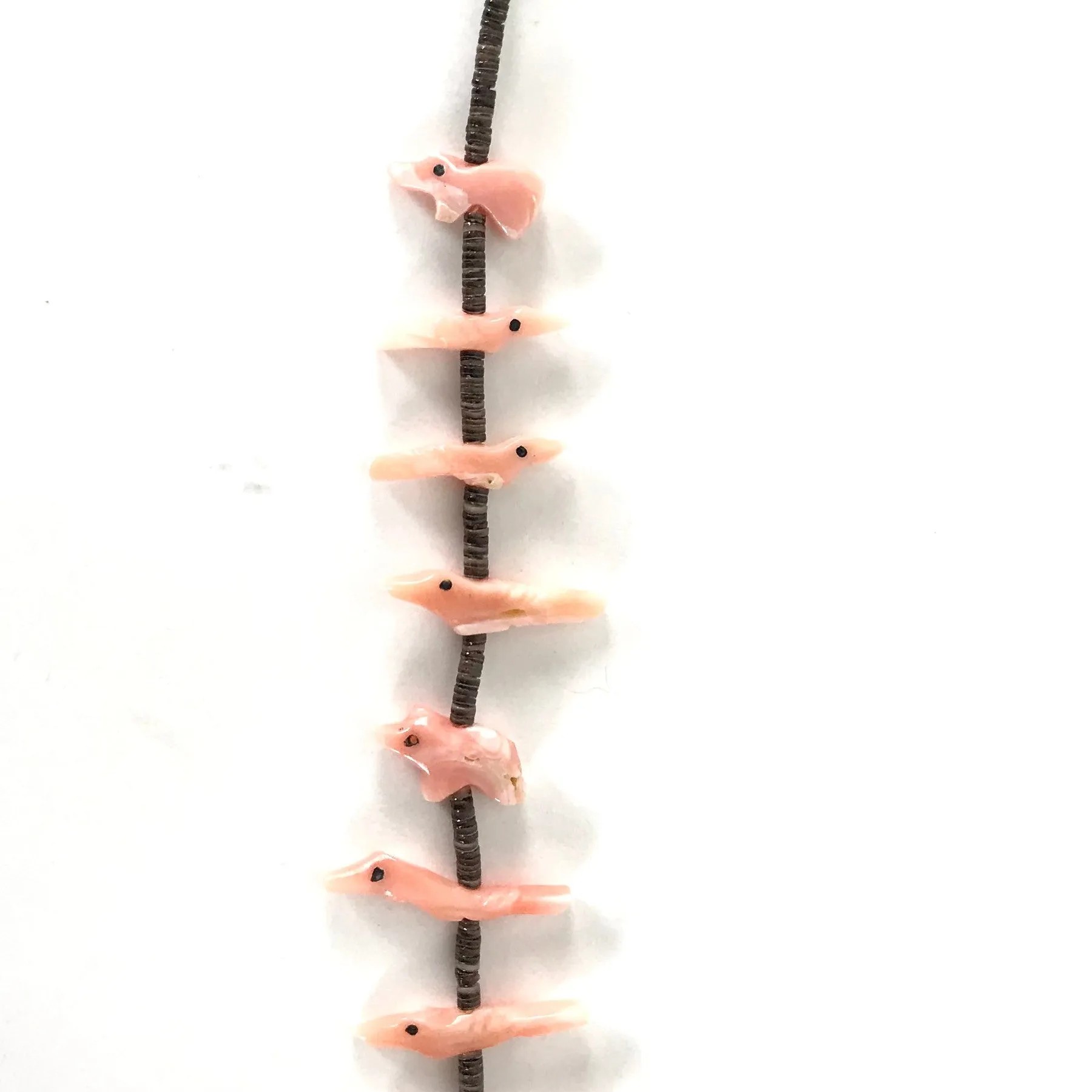 Rosita Kaamasee Pink Coral Animal Fetish Necklace