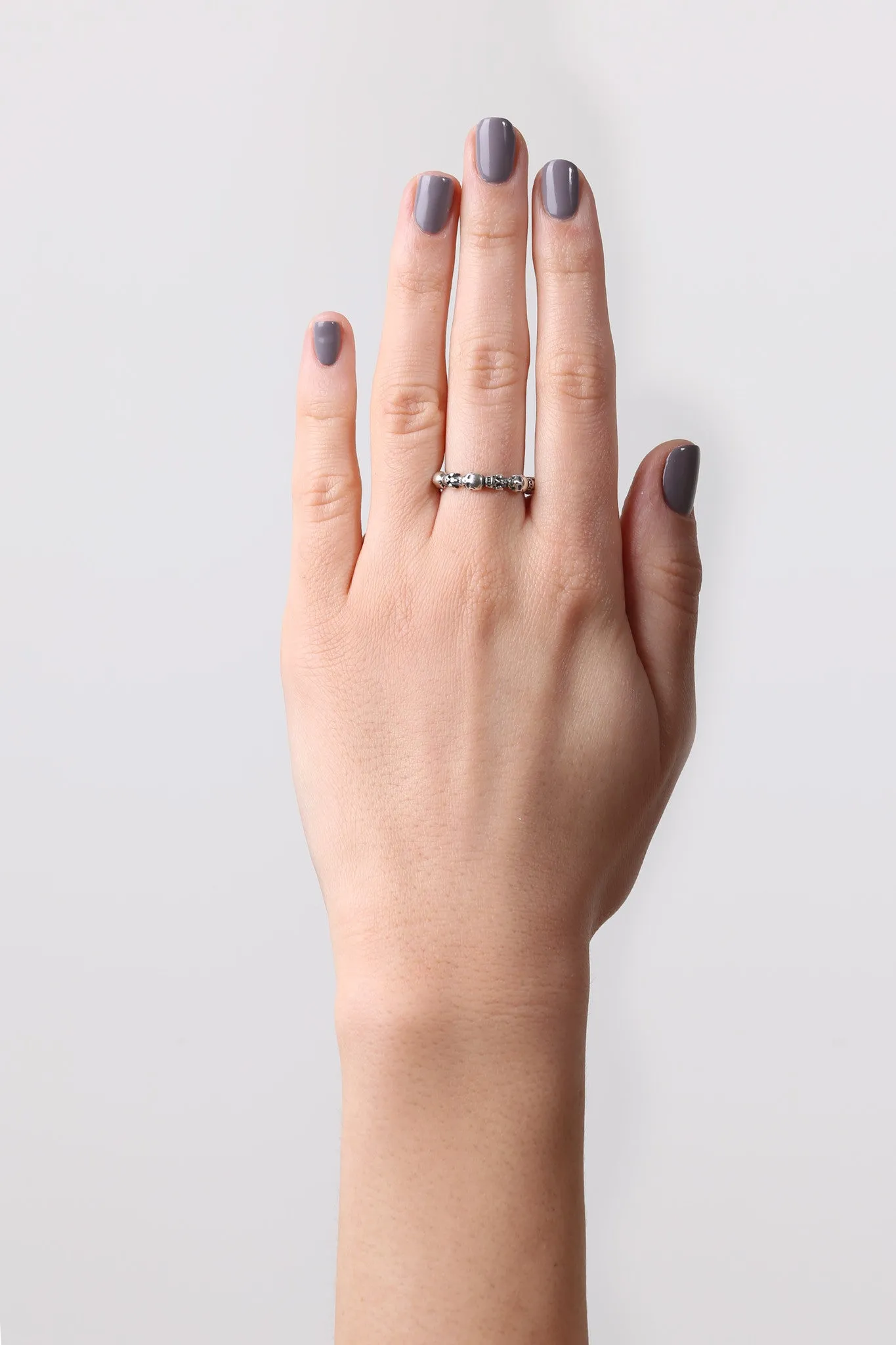Stackable Skull & Crown Ring