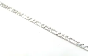 Sterling Silver Filed Figaro Gents Bracelet