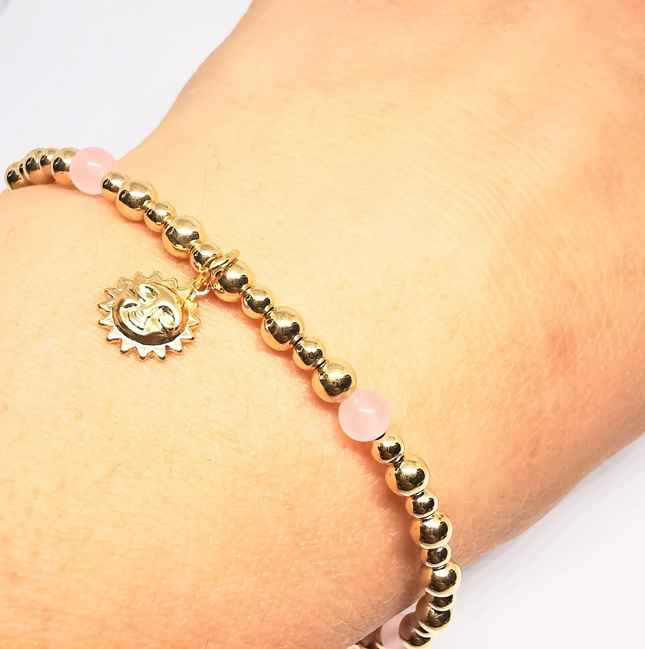 Sterling Silver Sun Bracelet and Earrings Set