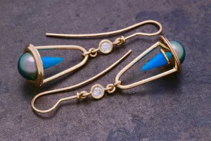 Volantor Bleu Earrings