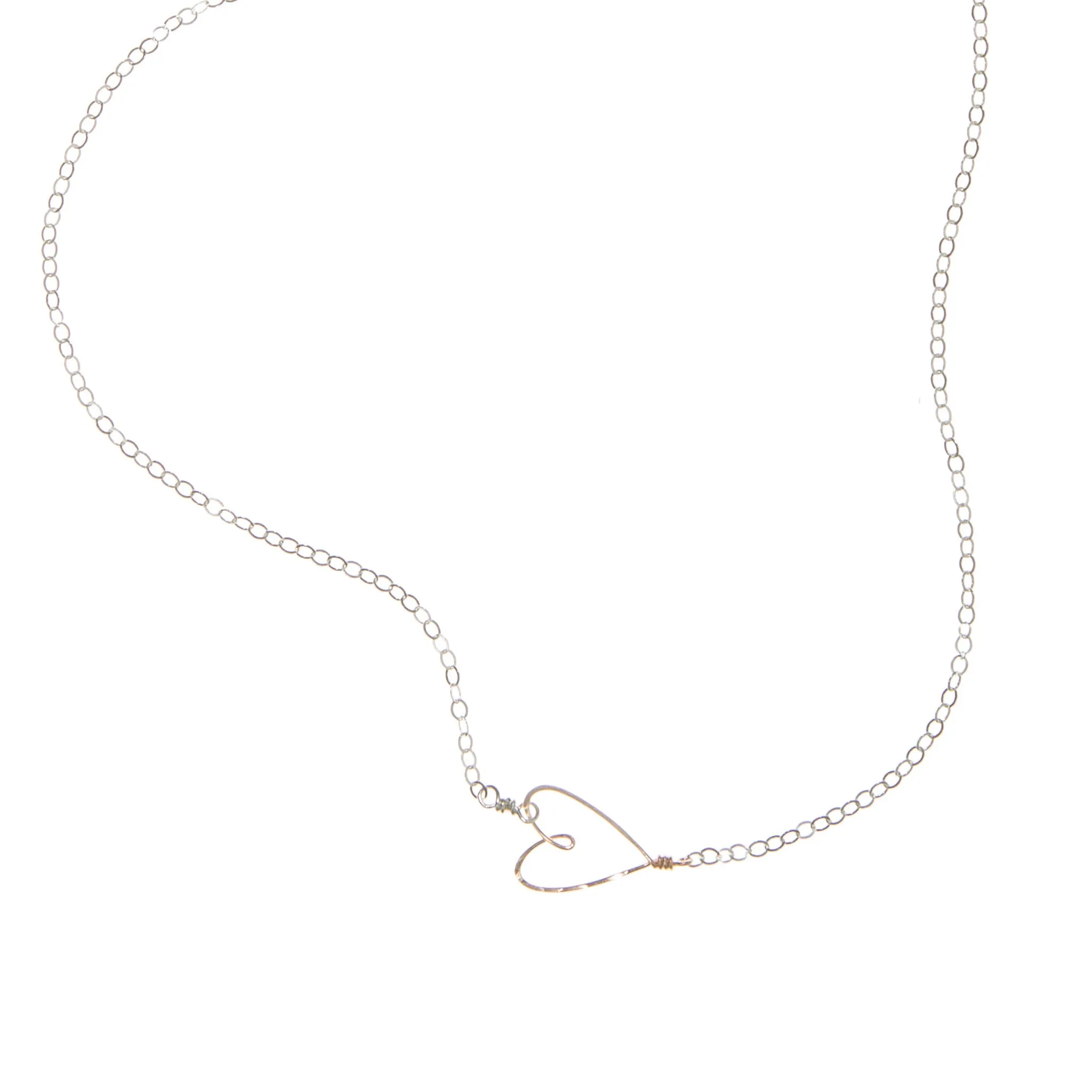 W- tiny heart necklace THN-*-16 