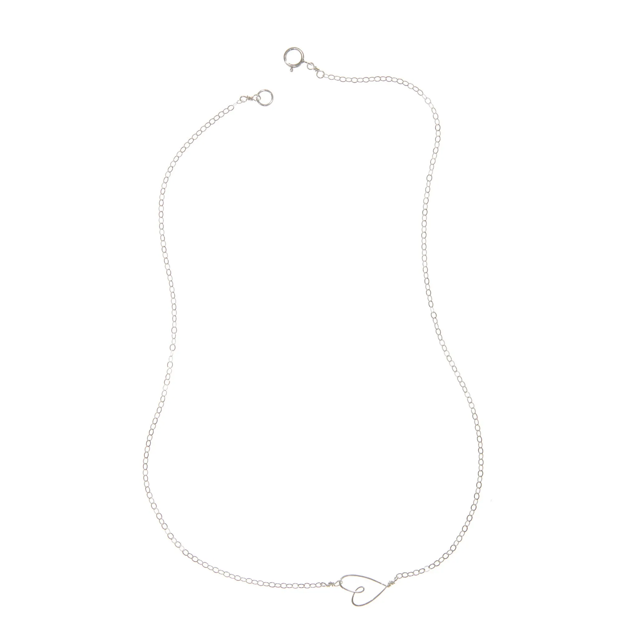 W- tiny heart necklace THN-*-16 